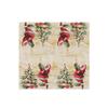 Santa Claus Christmas Tree Decorative Napkins for Festive Parties