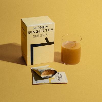 TEAOUS Honey Ginger Tea / Strong Ginger Tea Blended with Honey