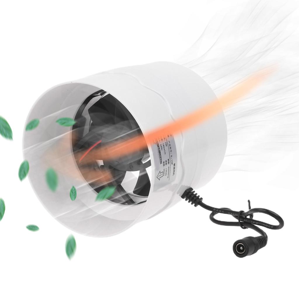 Adjustable Speed Exhaust Fan Quiet Duct Extractor Air Boosters Fan Ventilation Exhaust Air Blower Ventilator Fan Home