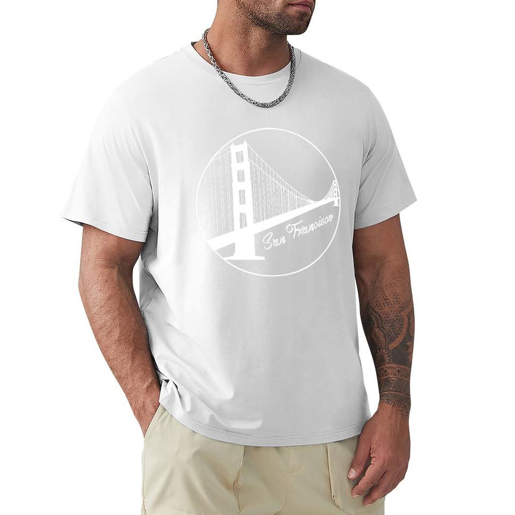 Golden Gate Bridge TShirt rapper graphic tees hippie clothes quickdrying mens tall t shirts