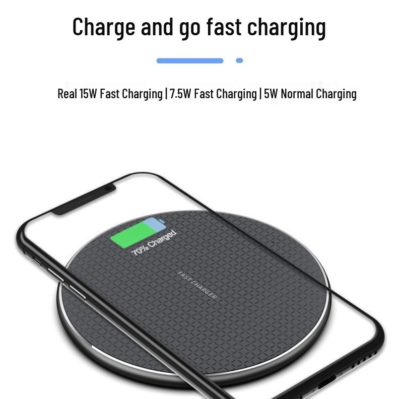 Ultra-Thin 15W Fast Wireless Charger for Apple Phones