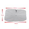 Car Sun Shade Cover with Flexible Handle for Easy Storage and Cooling