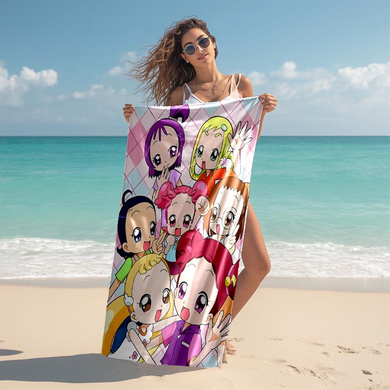1pc DoReMi2 Beach Towel, Comfortable and Thick, and Swimming/Bath/Picnic/Camping Towel, Suitable for Seaside Beaches
