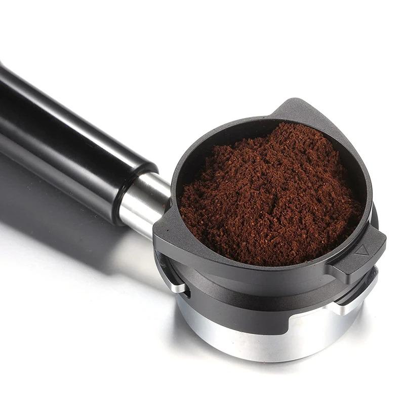 54mm Coffee Powder Receiving Dosing Ring Rotatable Aluminum Alloy Loop For Breville 8 Series Coffee Machines Funnels Accessories