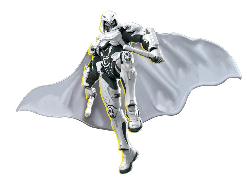 Blokees Marvel Rivals CC10 Moon Knight ABS Resin Assembly Plastic Model Kit