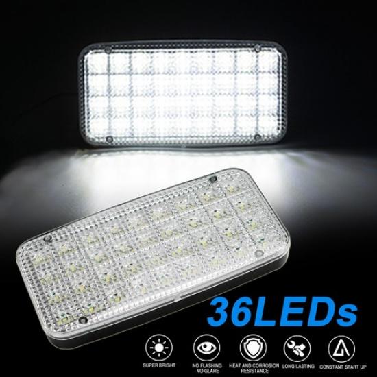 RV LED 12v CEILING FIXTURE DOME LIGHT FOR CAMPER TRAILER RV MARINE Lamp