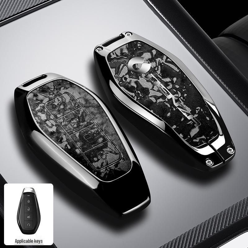 Denza D9 Key Case N7max: Metal N8/N8L Anti-drop Shell - Light Luxury, Simple Style.