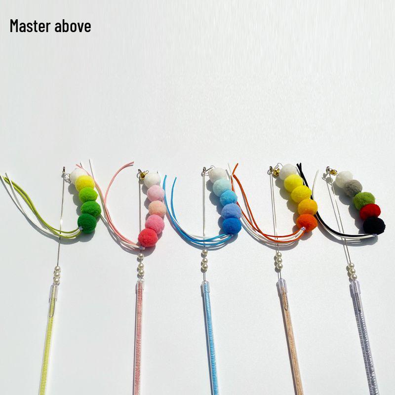 Lange Angel mit bunten Federn - Handgefertigt, langlebig und elastisches Spielzeug im Angelstil