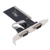 PCIe Serielle Erweiterungskarte 2 Port PCI Express 1.0 X 1 zu Industriell DB9 COM RS232 Konverter Adapter Controller für