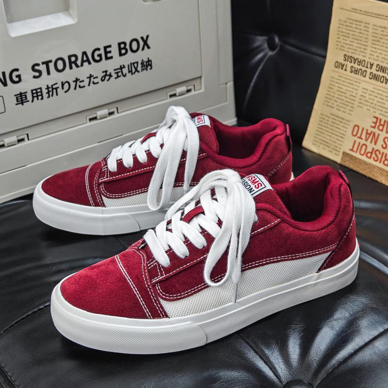 Canvas shoes men's and women's spring new men's shoes couple's sports and leisure shoes street shooting board shoes trendy shoes