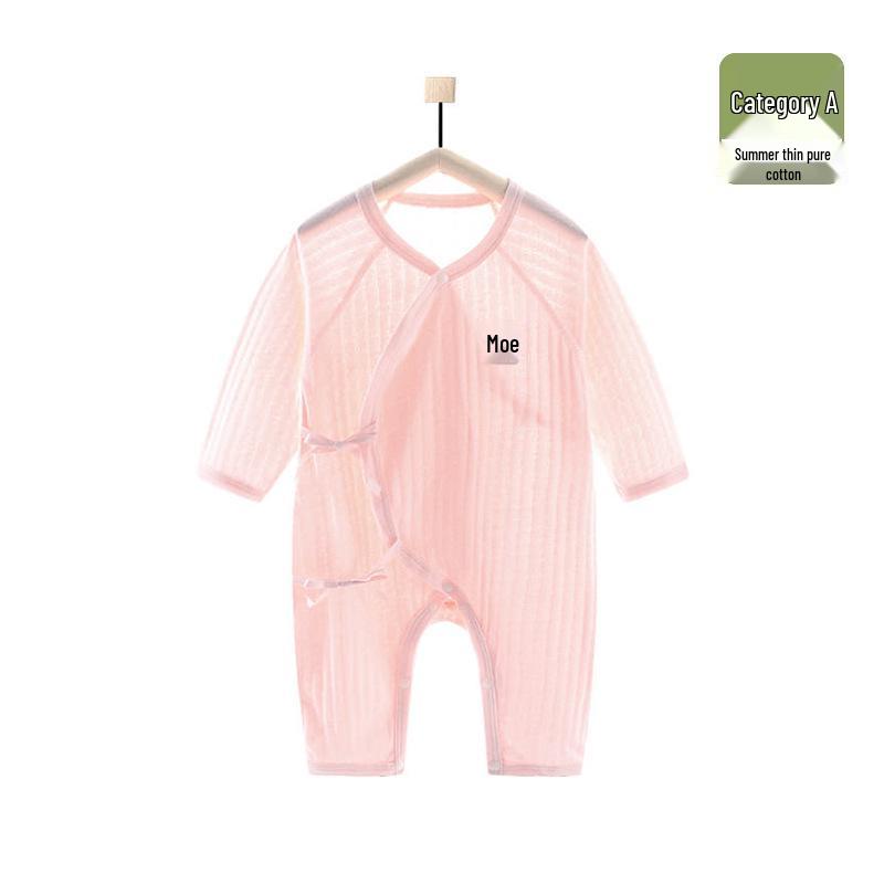 Newborn Butterfly Cotton Bodysuit: Lightweight, Soft Summer Romper for 0-9 Months