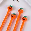 10 PCS Halloween Gel Pens Cute Pumpkin & Skull Design  0.5mm Fine Point Black Ink Perfect for Party Gifts  School & Office Supplies  Waterproof