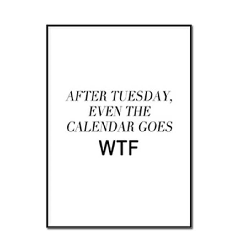 Nordic Style Motivational Quote Text Letters Print Art Canvas Poster for Living Room Decoration Home Wall Decor Picture