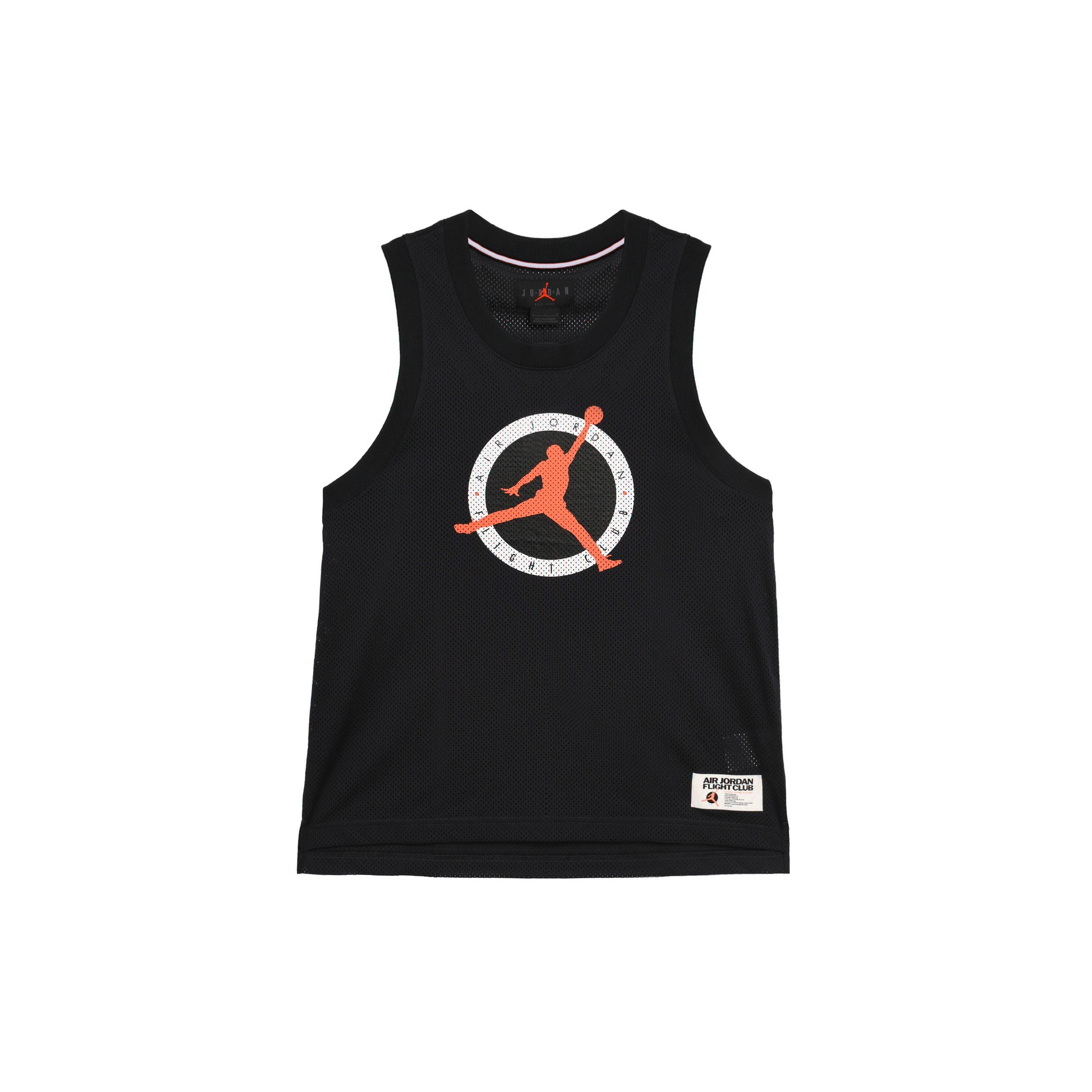 

Jordan Футболка-майка для баскетбола Flight MVP с круглым вырезом и дышащей сеткой, цвет серый, черный, DX9729-045 S