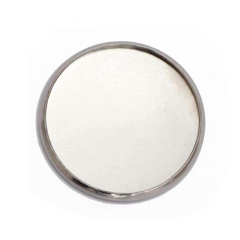 20pcs Stainless Steel Cabochon Cameo Base Round Bezel Tray Blank Base Fit 6-30mm Cameo Base Settings for Jewelry Making DIY