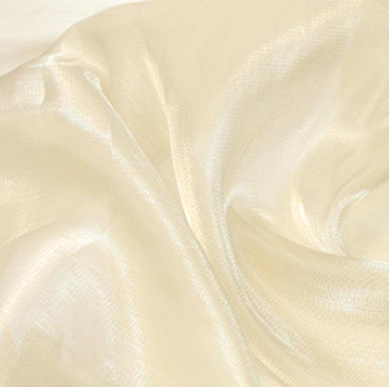 Korean Silk Organza Flash Yarn for Decorative Scarf, Hanfu, Cheongsam, Wedding Handicrafts