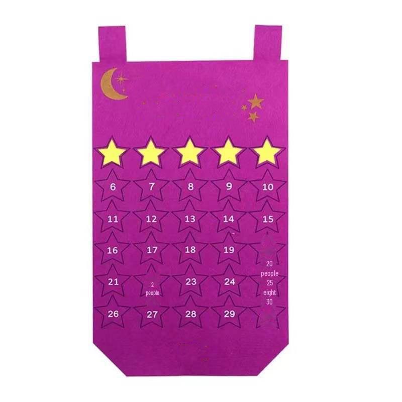 Creative Felt Holiday Countdown Ornament Calendar