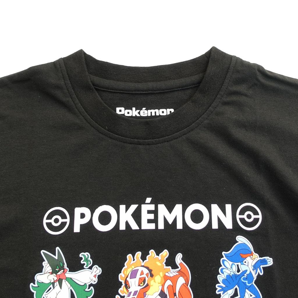 Fineplus Pokémon Paldea Pokédex Short Sleeve T-Shirt, Moisture-Wicking, Quick-Drying, Antibacterial, Odor-Resistant, and Mosquito Repellent