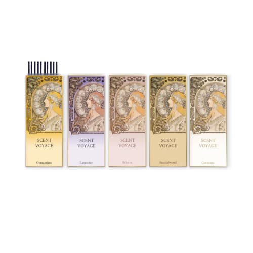 

Gentle Osmanthus Scent Incense Set, Light Smoke, Soothing 5-Scent Assortment, SCENT VOYAGE