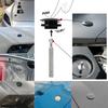 Sport Universal-Druckknopf Billet Motorhaubenstifte Schlossklammer-Kit Auto Schnappverschluss Neu Für FORD Mustang 4.6L V8 96-04 PQY-HP31BK