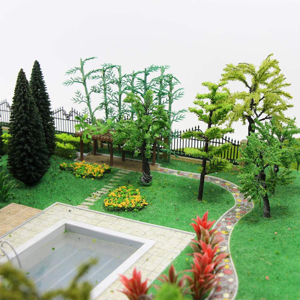Large Grass 1 Artificial 2mm 400mm X for Grass Model Miniature Model and DIY Mat, Roll, Turf, Yellow-Green, Thick, 1000mm, Buildings, Decorations,