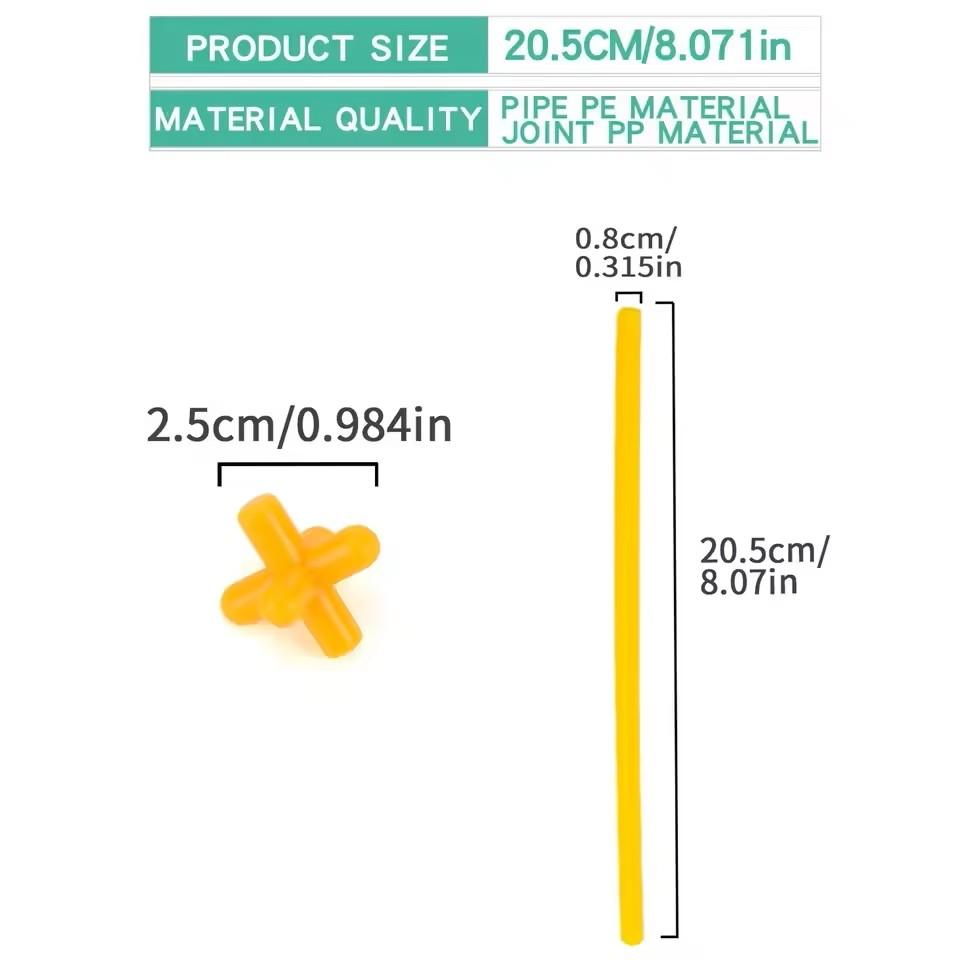 100 Pcs Diy Children'S Straw Building Blocks Hose Toy Splicing 4D Spatial Thinking Puzzle Creative Toy Construction