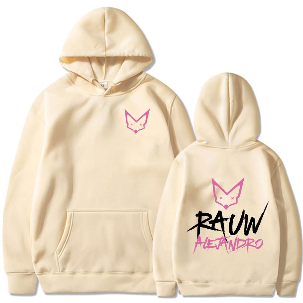 Singer Rauw Alejandro Hoodies Men Women Fashion Vintage Pullovers Hoodie Male Hip Hop Gothic Oversized Sweatshirts Streetwear