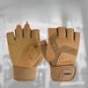 New Fitness Gloves Half Finger Protection Anti Slip Wear Resistant Sports Gloves Mountaineering Dumbbell Horizontal Bar Training Pull Up