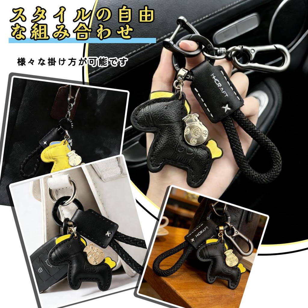 [DACAIFH] Horse-shaped Keychain, Winning Horse Fortune, Year of the Horse,