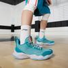 Li Ning Sonic 8 Comfortable Versatile Non-Slip Lightweight Rebound Low-Top Basketball Shoes Kids Basketball Shoes Pure-Blue YKBR042-1