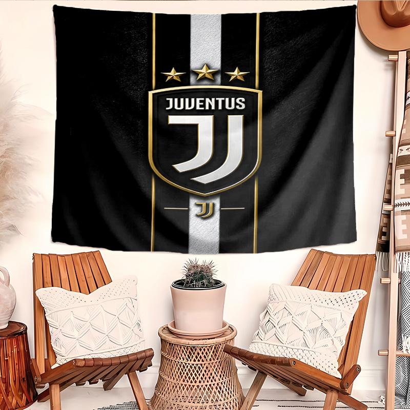 Juventus Tapestry, Wall Hanging Tapestry, Pattern Tapestry for Dorm Bedroom Living Room Wall Art Photography Backdrop