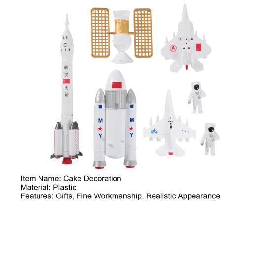 Inovatívna súprava tortových dekorácií Vesmírna stanica Plastové darčeky Sexuálne oblečenie pre dospelých
