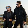 Unisex 3-in-1 Waterproof Down Jacket with Detachable Fleece Liner for Autumn/Winter Mountaineering