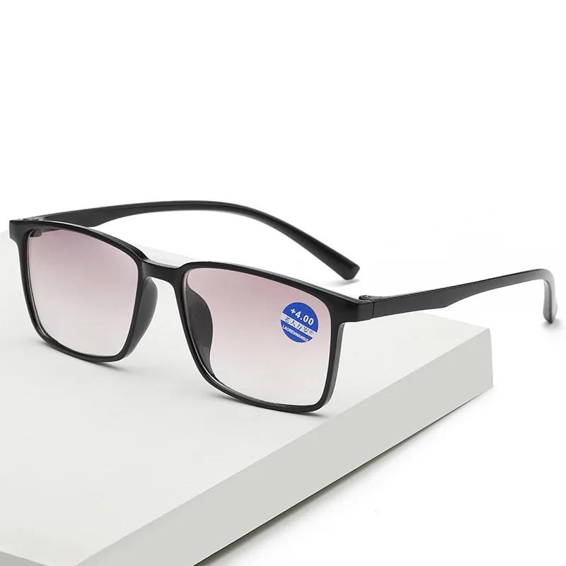 Bifokale Lesebrille Damen Herren Sun Optics Lesebrille Doppellicht Altersichtbrille Herren Damen Ferne und Nähe +1,0 bis +4,0