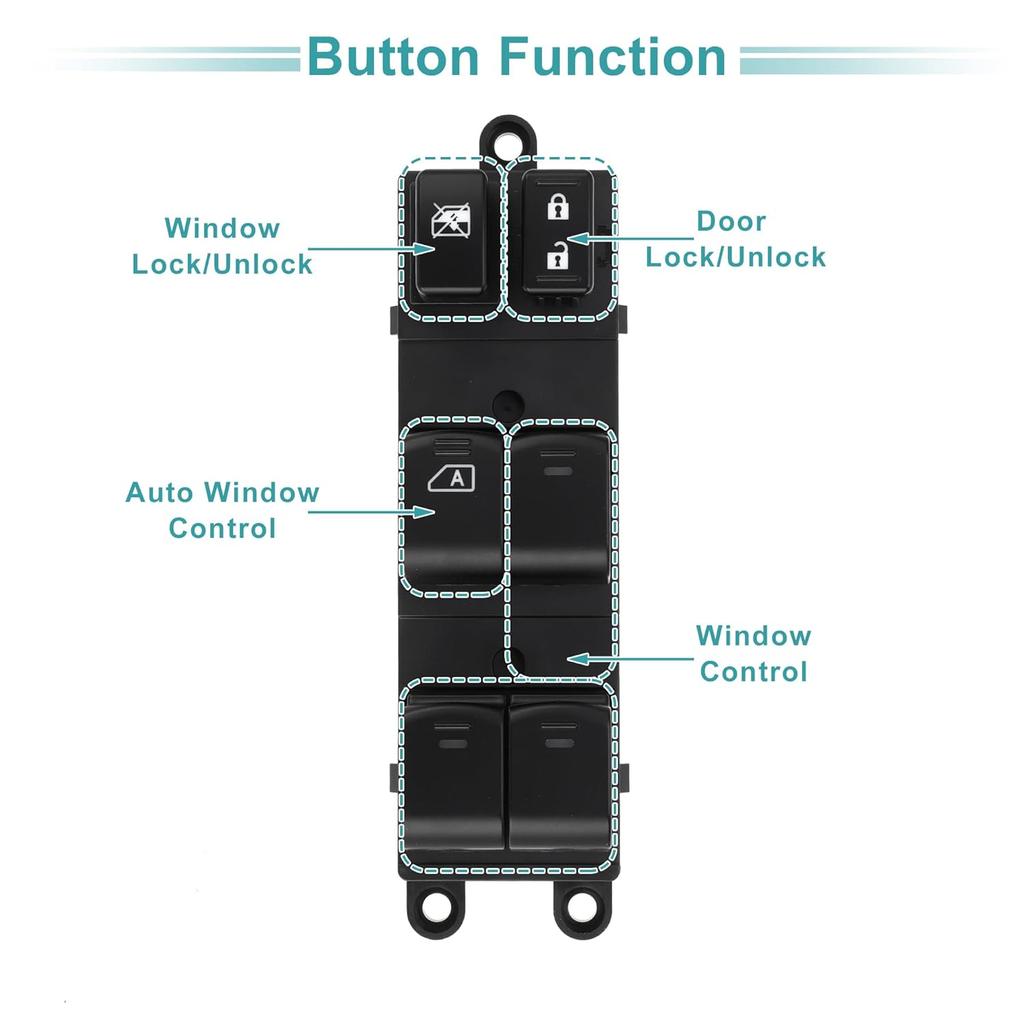 ACROPIX 1 AUTO Power Window Switch for Subaru Legacy Outback 2010-2012 No.83071AJ010 Front Left Driver Side Window Control Switch