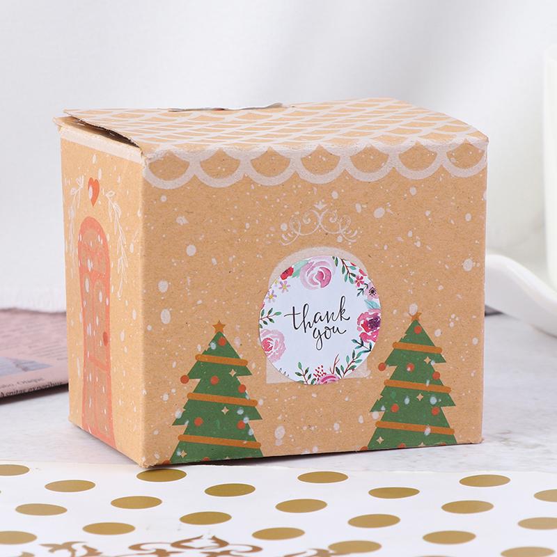 500 Labels/roll Thank You Sticker Seal Labes Flower Stationery Sticker