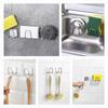 New Kitchen Sponges Racks Self Adhesive Sink Sponges Drain Drying Rack Holders Kitchen Sink Accessories Stainless Steel