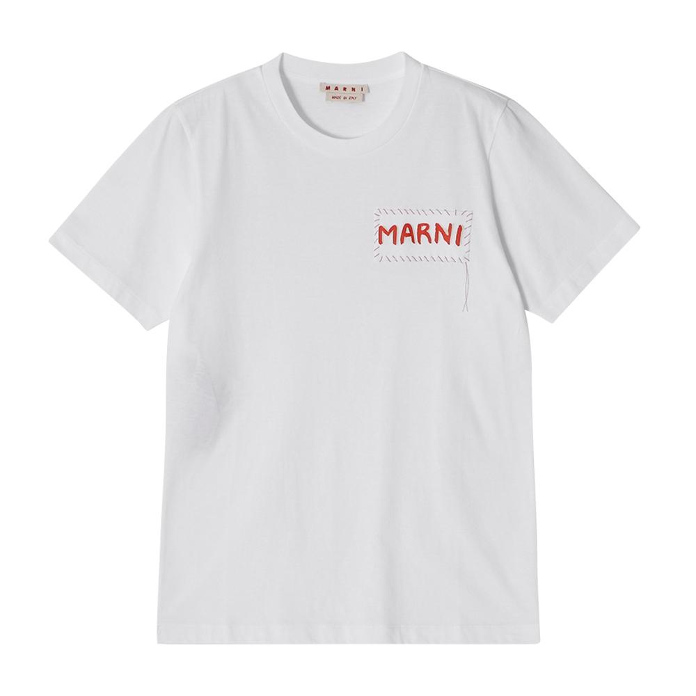 

Marni Humu0198x0 Utc017 0aw01 Logo Men S Short Sleeve Tee HUMU0198X0 UTC017 0AW01 (46)