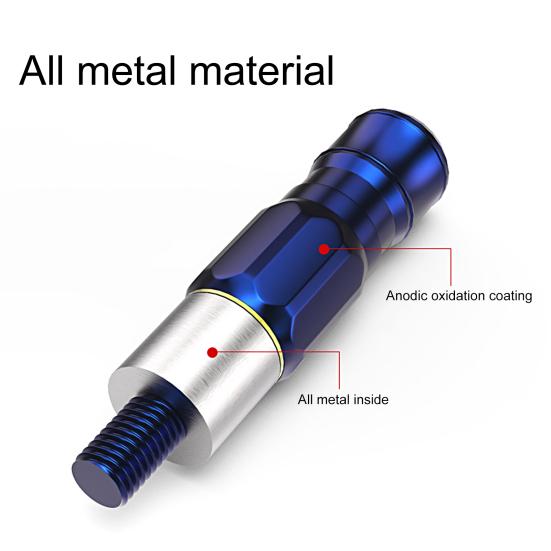 Fishing Net Connector Strong Load-bearing Anodization Connection Alloy Fishing Rod Pole Connector for Outdoor Angling