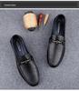 Men's Breathable Slip-on Leather Driving Shoes - Soft Sole, Small & Large Sizes Available