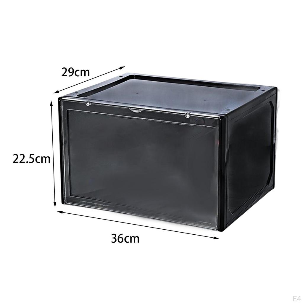 Basketball Storage Box Side Open Display Shoes Case Drawers