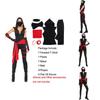 Stilvolles Damen Ninjago Kostüm mit Kapuzenshirt für Karneval und Partys