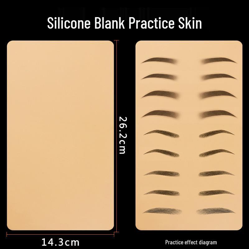 

Microblading Eyebrow & Eyeliner Practice Silicone Skin Board
