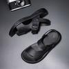 With Strap Backless Light Blue Sneakers Men Loafers Golf Goods Shoes Mans Sports Sapatenos Play Different Sneachers Vzuttya