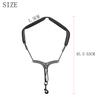 Saxophone Shoulder Neck Strap Adjustable Sax Black Double Shoulder Strap Harness Sax Musical Instruments Accessries Black Brown