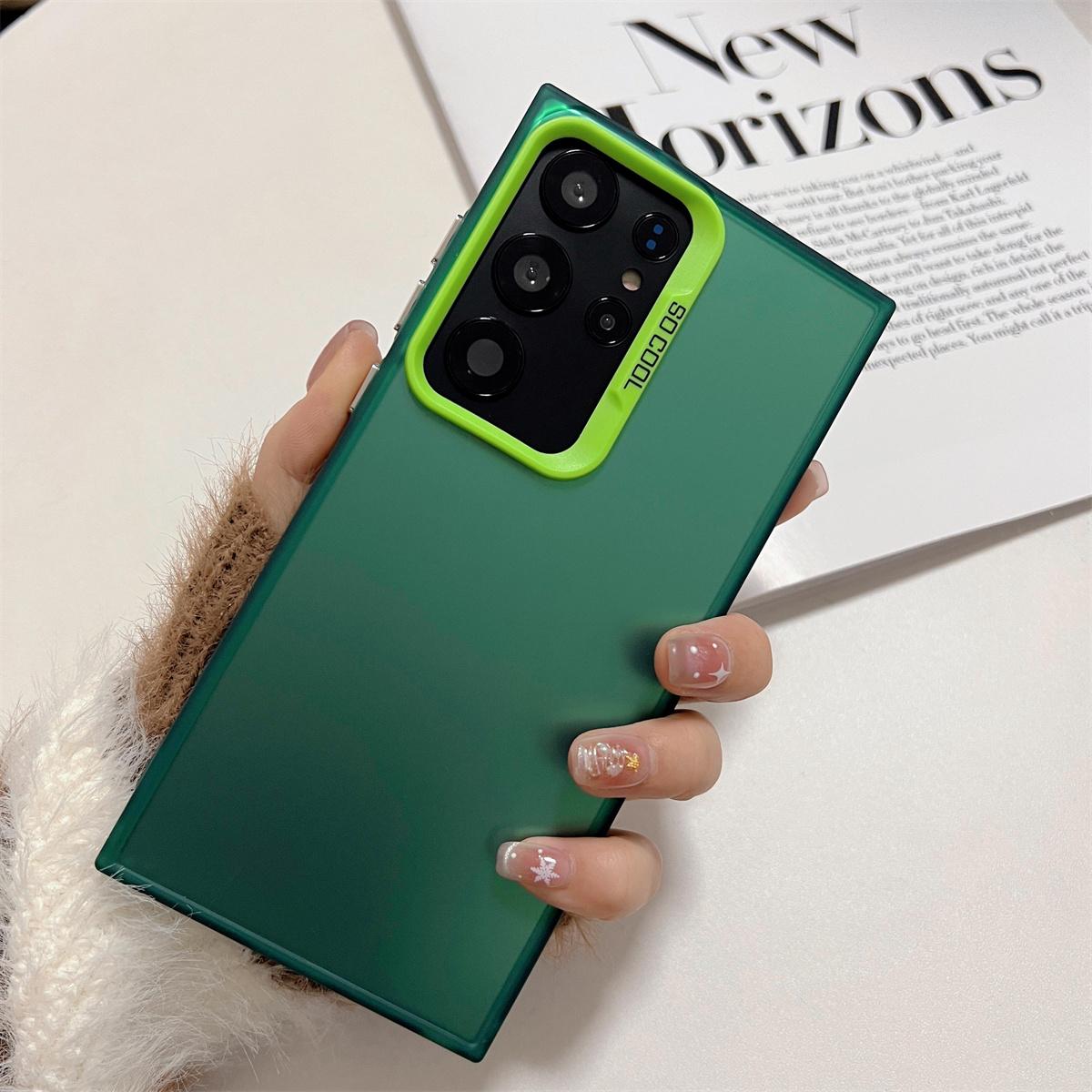 

For Samsung Galaxy S25 Ultra Phone Case IMD Silver Finish TPU+PC Shockproof Back Cover White