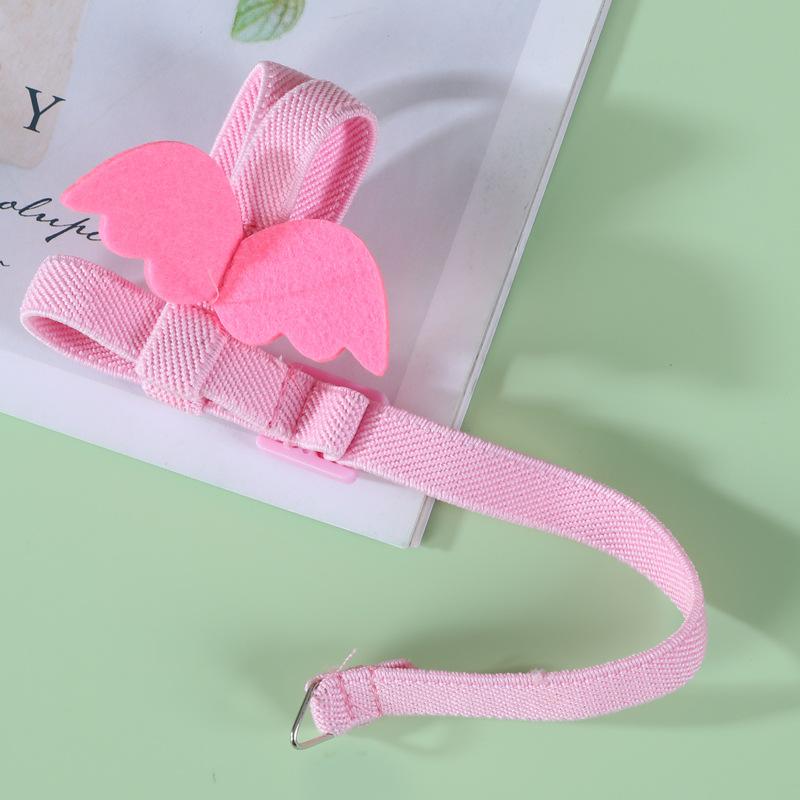 Random Adjustable Parrot Bird Harness Leash Set Anti-Bite Training Harness Parrots Outdoor Flying Rope