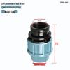 Quick Connect PE Pipe Fittings: Live Joint Tee, Elbow, Ball Valve - No Hot Melt Required