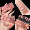 Eyeshadow Palette Flash Shiny Low Saturation 10-color Eyeshadow Palette for Autumn