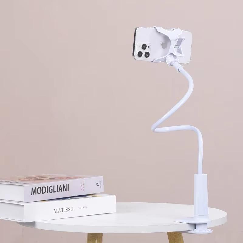 75cm Phone Holder Stand Lazy Bracket Headrest Bed 360 Flexible Long Arms Clamp Mount For iPhone Samsung and 3.5~6.7" Device